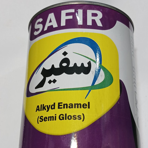 رنگ سفید نیم براق سفیر گالن
