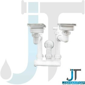 سیفون ظرفشویی فانتزی مکعب مدل مهر